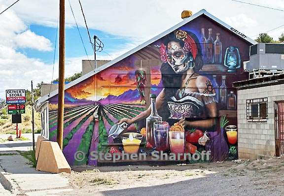 gas station mural graphic